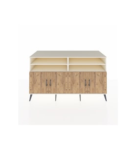 Kronos Konsol 6 Raflı 4 Kapaklı 176x59x99 Aytaşı-Çam/Aytaşı