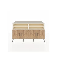 Kronos Konsol 6 Raflı 4 Kapaklı 176x59x99 Aytaşı-Çam/Aytaşı