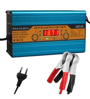 Powermaster PM-1230A 12 Volt 30 Amper LCD Ekranlı Akıllı Akü Şarj Cihazı