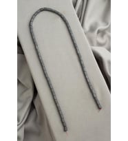 Hematit Doğal Taş Mat Gri Altıgen Kesim 4x6mm Dizi [AA]