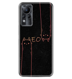 INFINIX Note 11 Pro Note 10 Hot 9 Play Kılıf Desemli Silikon Meow 1657