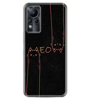 INFINIX Note 11 Pro Note 10 Hot 9 Play Kılıf Desemli Silikon Meow 1657