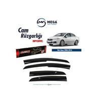 Cam Rüzgarlığı Fiat Linea 2006-2016 ile uyumlu (Siyah)