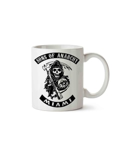 Sons Of Anarchy Miami Porselen Kupa Bardak