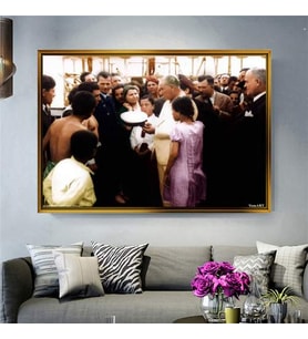 Altın Çerçeveli dekoratif tablo a368 (Gold)