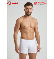 Yıldız Çamaşır 405 Erkek Premium Seri Havlu İz Yapmaz-Rahatsız Etmez Bel Modal Pamuklu Likralı Boxer