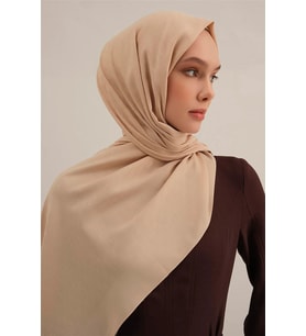 Link Desen Bambu Cotton Şal 2 (Latte)
