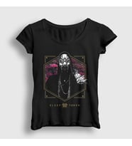 Presmono Kadın Siyah Tour Müzik Sleep Token T-Shirt 530192tt
