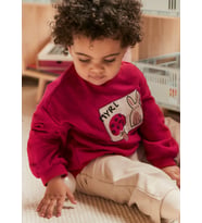 Mayoral Kız Bebek Pantolon Ve Swearshirt Takım Kırmızı