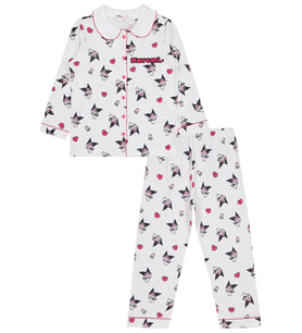 Kuromi 6-9 Yaş Pijama Takımı - Ekru