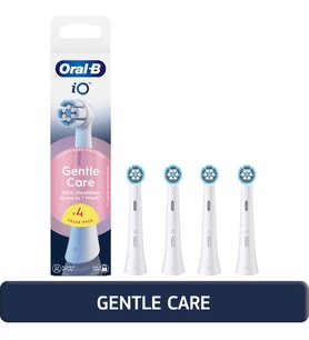 Oral-B iO Gentle Care Beyaz Diş Fırçası Yedek Başlığı 4 Adet