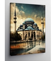 Kanvas Tablo Rekto Camii Temalı