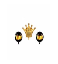 Gold Taç 3lü Set Folyo Balon