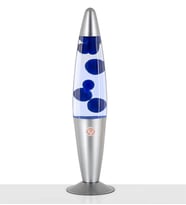 Dekoratif Lav Lamba - Lava Lamp Büyük Boy 41 Cm (Mavi)