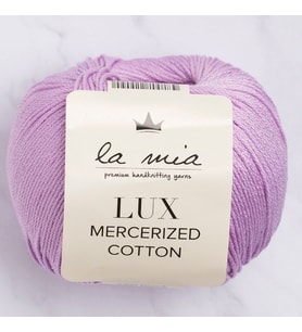 La Mia Lux Mercerized Cotton Lila El Örgü İpi - 53 - 33747