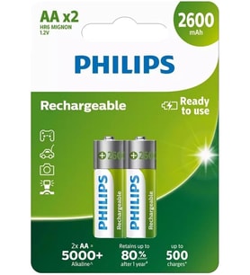 çok aşamalı Life NiMH pil AA Mignon 2600 mAh 2'li Paket