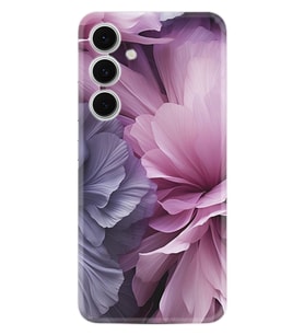 Samsung Galaxy A56 Kılıf Boutique Baskılı Resimli Çiçek Mor Pcode -028