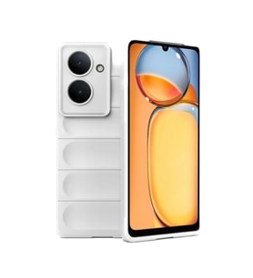 Xiaomi Redmi 13c Kılıf Optimum Silikon - Krem