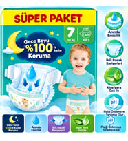 Aktif Bebek Süper Paket Bebek Bezi 7 Beden 30 Adet