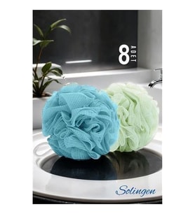 ModaCar 8 ADET Örgülü Duş Lifi   Solingen 720546
