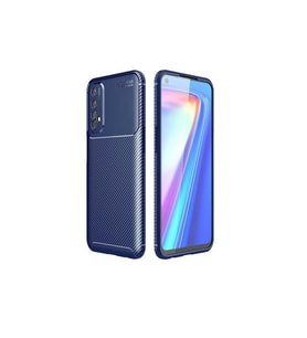 Realme 7 Uyumlu Kılıf Zore Negro Silikon Kapak (Lacivert)