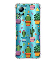 PrintiFy İnfinix Note 11 Uyumlu Water Color 4 Baskılı Şeffaf Köşe Korumalı Antişok Kılıf