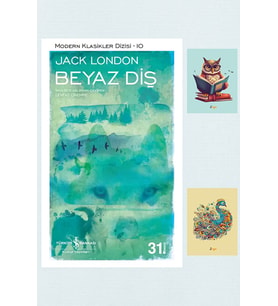 Beyaz Diş - Jack London - İş Bankası Kültür Yayınları - 9786053600138 - Not Defterli Seti (Renksiz)