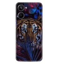 11 Pro Kılıf Resimli Desenli Baskılı Silikon Flowers Tiger 1319