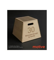 Motive Jump Box 30 cm Kaydırmaz Yüzeyli Ahşap Atlama Kutusu Monteli