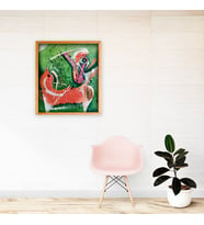 BIRD TUVAL ÜZERİNE AKRİLİK MODERN TABLO