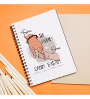 Babalar Günü ( İlk Aşkım ) Tasarımlı Defter Kişiye Özel