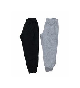 Unisex Çocuk 2"lipaket Gri-siyah Eşofman Altı