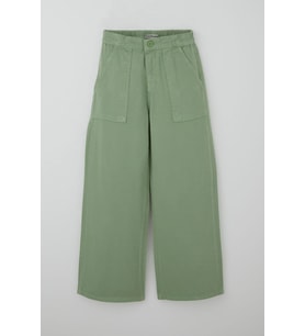 Breeze Kız Çocuk Gabardin Pantolon Geniş Paça Beli Lastikli 10-14 Yaş, Mint Yeşili