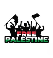 Özgürlük Filistin Araba Etiket 19 CM Free Palestine Car Decal