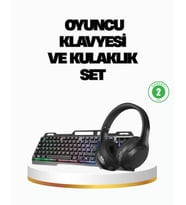 Hn01 Kulaklık + Pg-8018 Oyuncu Klavyesi Set