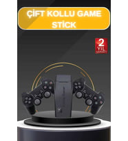 Game Stick El Atarisi 2.4g Kablosuz Çift Kol Oyunlar 4k Game Stick 3500 Oyunlu Atari Uyumlu