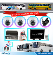 Otobüsler Için Kayıtlı 4 Kameralı 320 Gb Harddiskli Kamera Seti