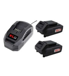 KLPro 2 ADET 18V 2.0AH AKÜ + 1 ADET 2.4A ŞARJ CİHAZI SET KLASET18-20