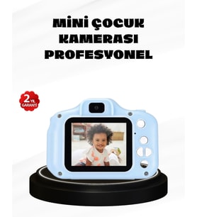 Çocuklar İçin Mini Dijital Kamera – 1080p HD, 2.0 İnç Ekran, Komik Filtreli ve Şarjlı