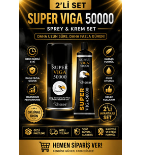 ORJİNAL VİGA 50000 GECİKTİRİCİ SPREY + GECİKTİRİCİ KREM SET