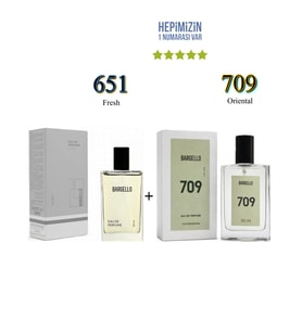 651 + 709 Erkek Parfüm Edp 50 ml Fresh/Oriental - Mnms651709