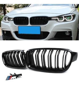 Bm w F30-35 M3 Ön Panjur Izgara Böbrek Piano Black 2012-2018 Arası