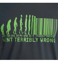 Bant Giyim - Barcode Füme Erkek T-shirt Tişört