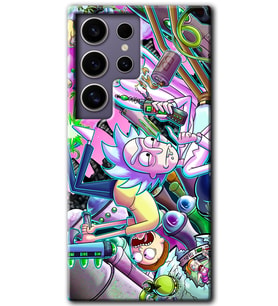 Galaxy S24 Ultra Kılıf HD Desen Baskılı Kılıf - Graffiti Çizgi Film
