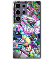 Galaxy S24 Ultra Kılıf HD Desen Baskılı Kılıf - Graffiti Çizgi Film