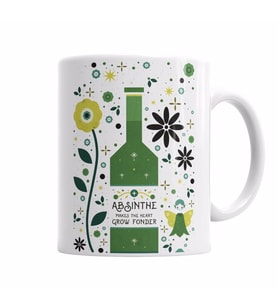 Absinthe yeşil peri  Kupa Bardak Porselen