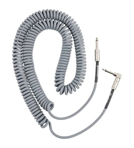 Fender Contour Serisi Coil 9m Inca Silver Spiral Enstrüman Kablosu