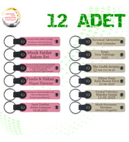 Pembe & S Kahve, 12’li Set, Kişiye Özgü Yazılı Deri Hatıra, Kurumsal Seminer Katılımcılarına Armağan