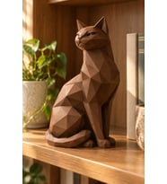 Asil Kedi Dekoratif Biblo