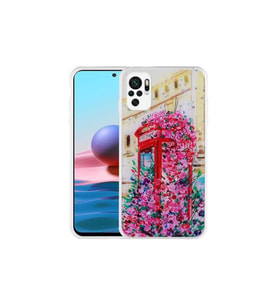 Xiaomi Redmi Note 10 Uyumlu Kılıf Simli Desenli Kamera Korumalı Parlak Zore Popy Kapak